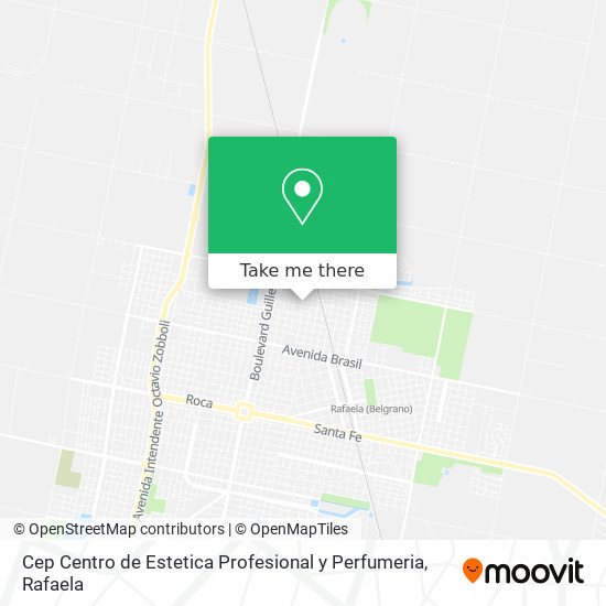 Mapa de Cep Centro de Estetica Profesional y Perfumeria