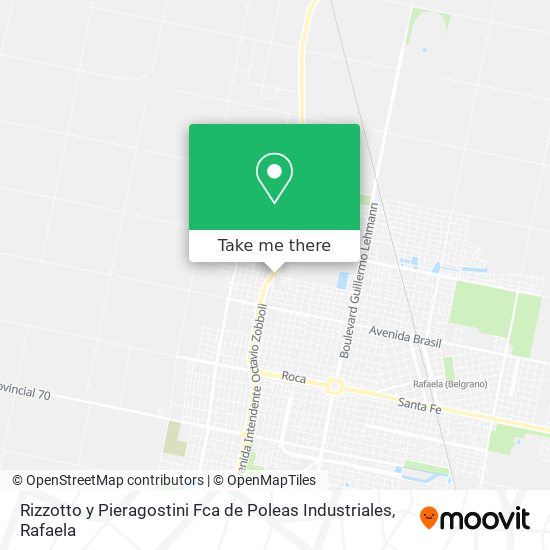 Rizzotto y Pieragostini Fca de Poleas Industriales map