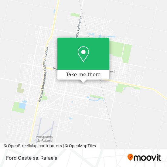 Ford Oeste sa map