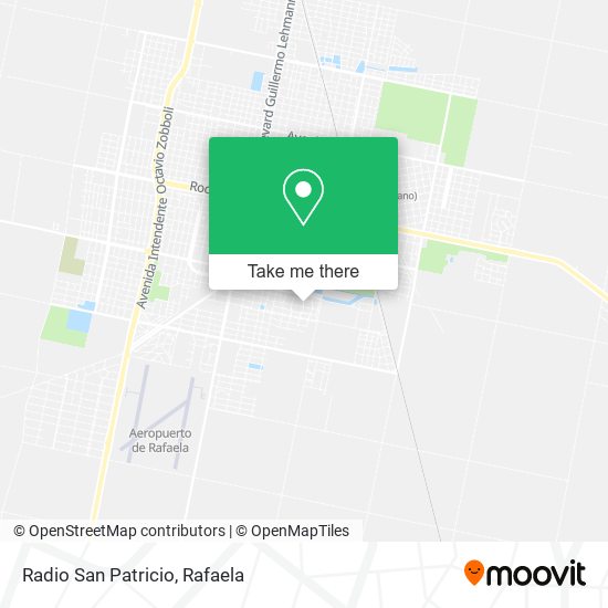 Radio San Patricio map