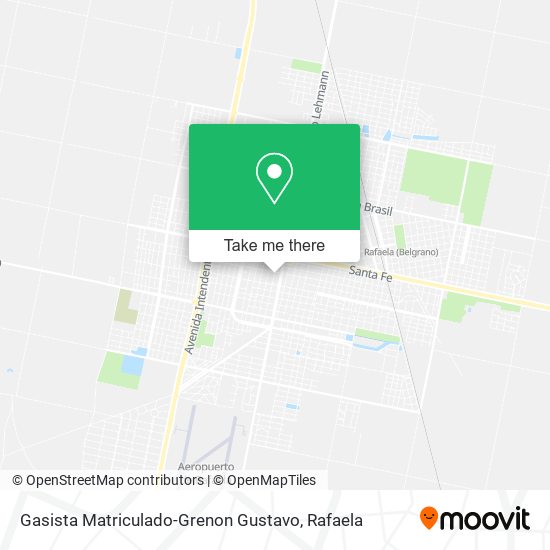 Gasista Matriculado-Grenon Gustavo map
