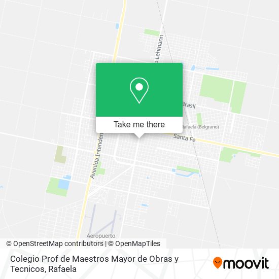 Colegio Prof de Maestros Mayor de Obras y Tecnicos map