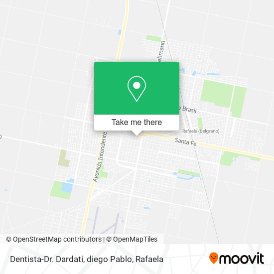 Dentista-Dr. Dardati, diego Pablo map