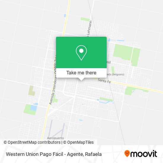 Western Union Pago Fácil - Agente map