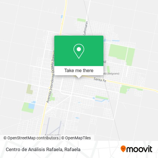 Centro de Análisis Rafaela map