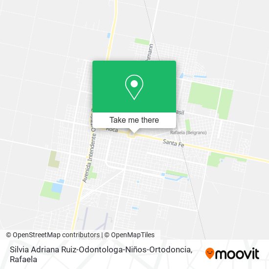 Silvia Adriana Ruiz-Odontologa-Niños-Ortodoncia map