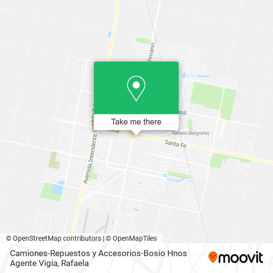 Camiones-Repuestos y Accesorios-Bosio Hnos Agente Vigia map