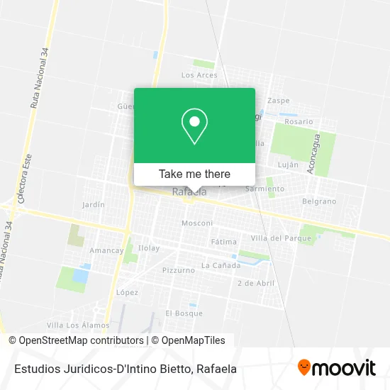 Estudios Juridicos-D'Intino Bietto map