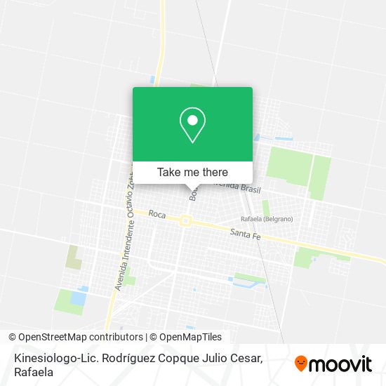 Kinesiologo-Lic. Rodríguez Copque Julio Cesar map