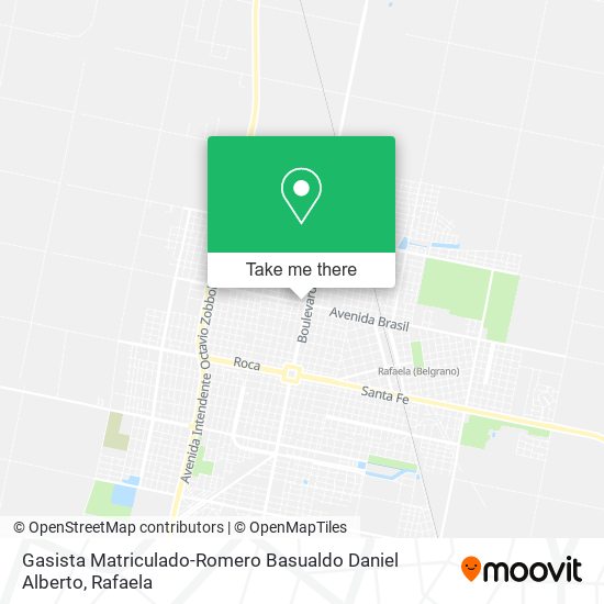 Gasista Matriculado-Romero Basualdo Daniel Alberto map