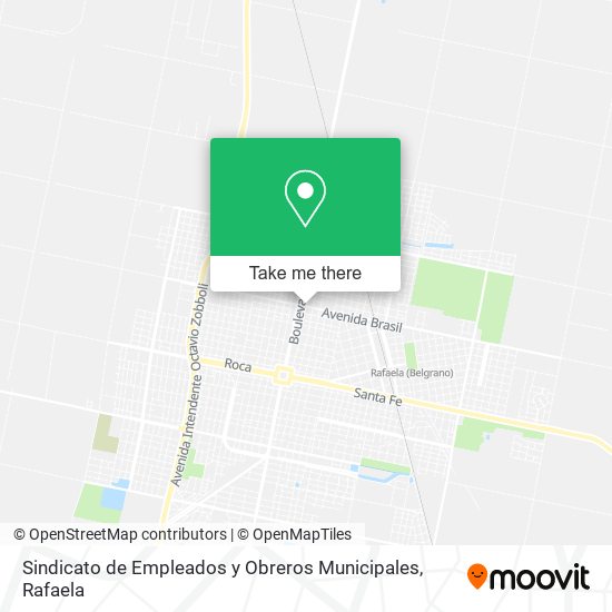Mapa de Sindicato de Empleados y Obreros Municipales