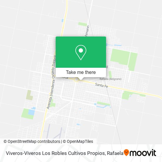 Mapa de Viveros-Viveros Los Robles Cultivos Propios