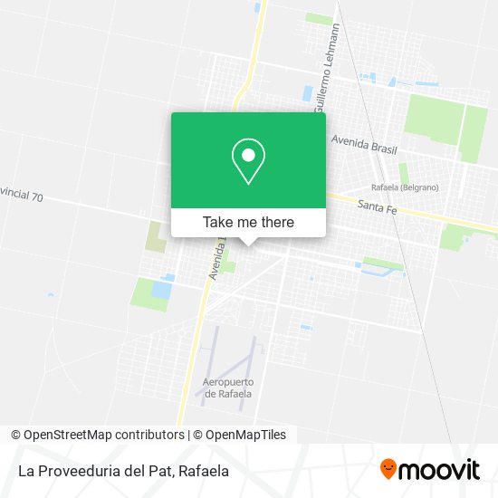 La Proveeduria del Pat map