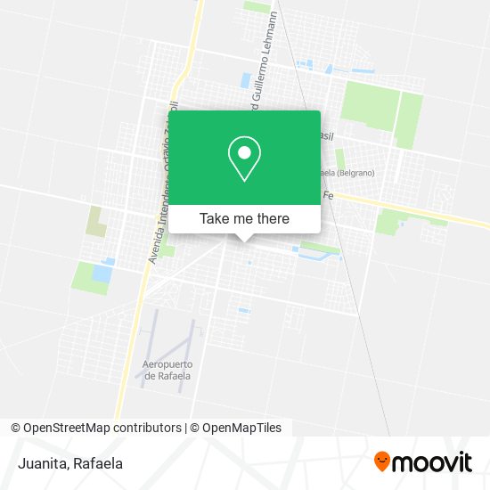 Juanita map