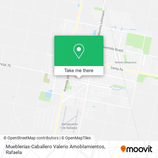 Mueblerías-Caballero Valerio Amoblamientos map