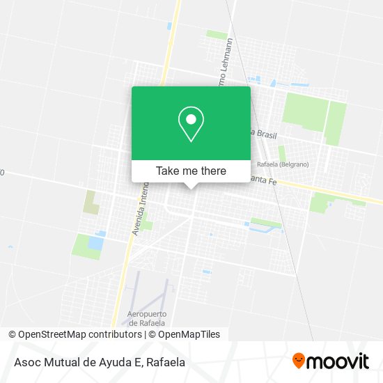 Mapa de Asoc Mutual de Ayuda E