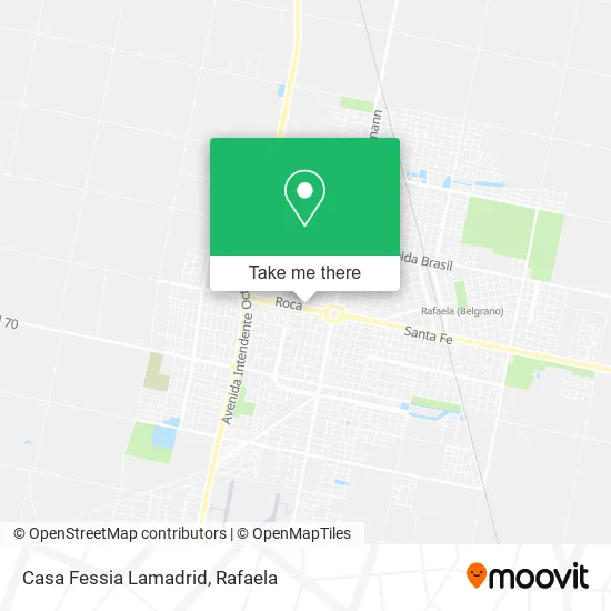 Casa Fessia Lamadrid map