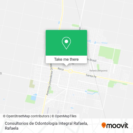 Mapa de Consultorios de Odontología Integral Rafaela