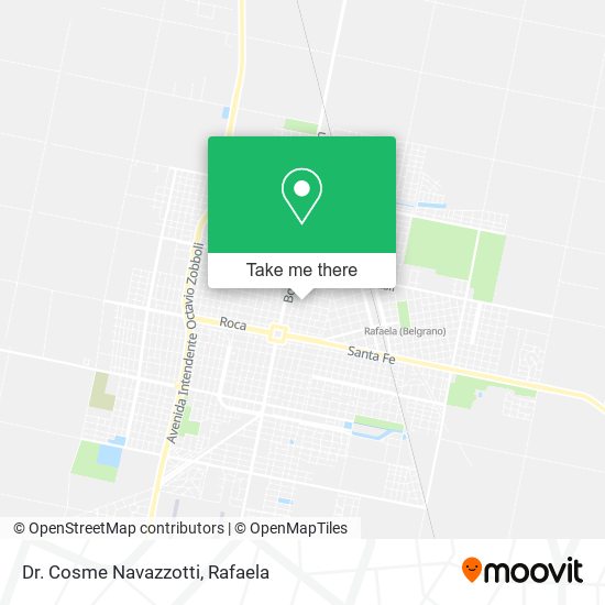 Mapa de Dr. Cosme Navazzotti