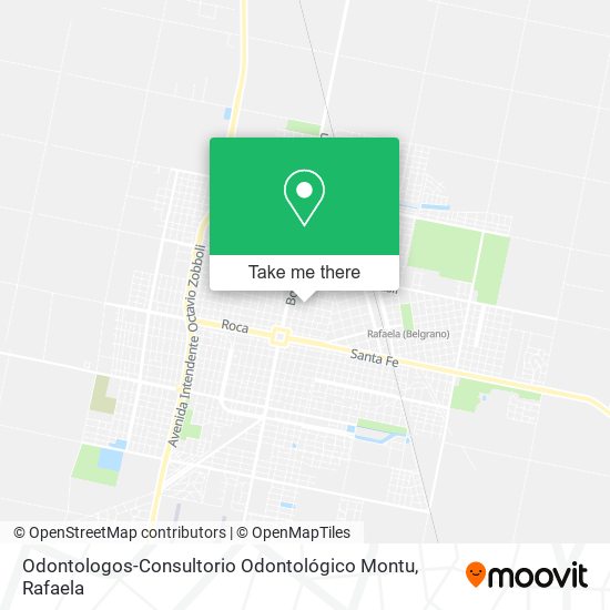 Mapa de Odontologos-Consultorio Odontológico Montu