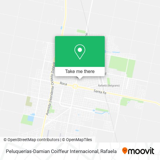 Mapa de Peluquerías-Damian Coiffeur Internacional
