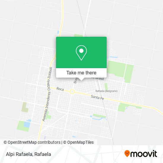 Mapa de Alpi Rafaela