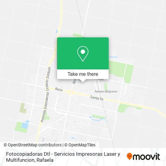 Fotocopiadoras Dtl - Servicios Impresoras Laser y Multifuncion map