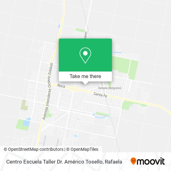 Centro Escuela Taller Dr. Américo Tosello map