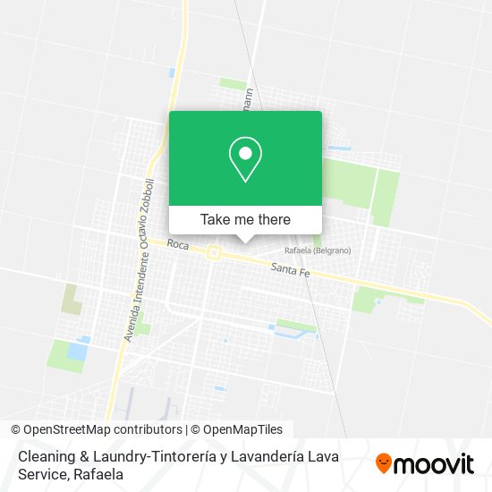 Cleaning & Laundry-Tintorería y Lavandería Lava Service map