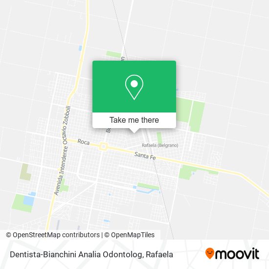 Dentista-Bianchini Analia Odontolog map
