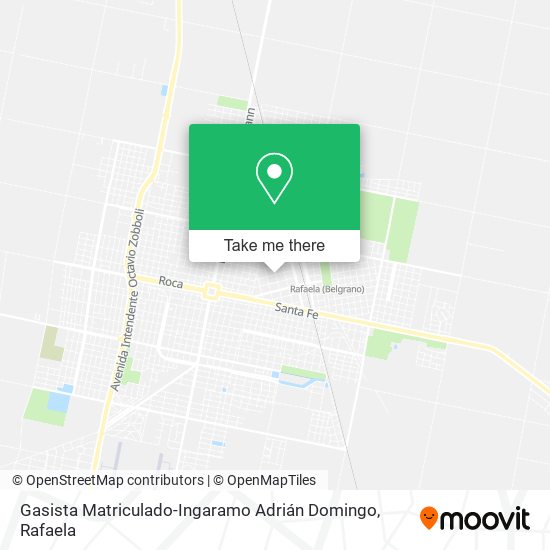 Gasista Matriculado-Ingaramo Adrián Domingo map