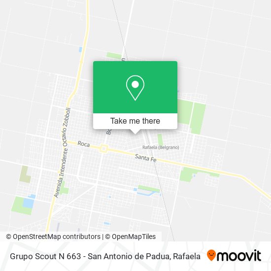 Grupo Scout N 663 - San Antonio de Padua map
