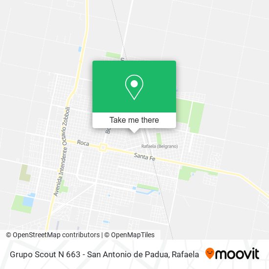 Mapa de Grupo Scout N 663 - San Antonio de Padua