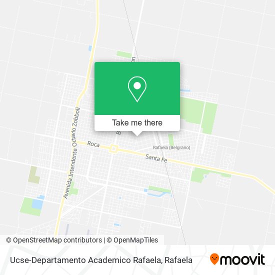 Mapa de Ucse-Departamento Academico Rafaela