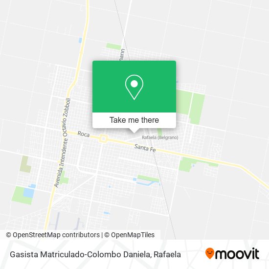 Gasista Matriculado-Colombo Daniela map