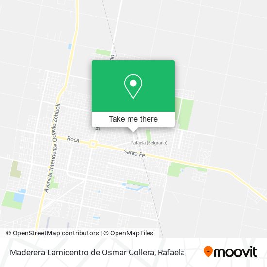 Maderera Lamicentro de Osmar Collera map
