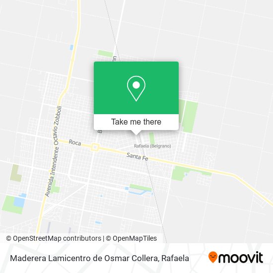 Mapa de Maderera Lamicentro de Osmar Collera