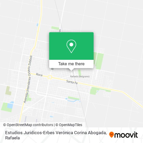 Estudios Juridicos-Erbes Verónica Corina Abogada map