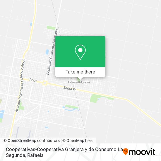 Cooperativas-Cooperativa Granjera y de Consumo La Segunda map