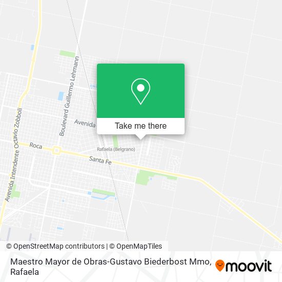 Maestro Mayor de Obras-Gustavo Biederbost Mmo map