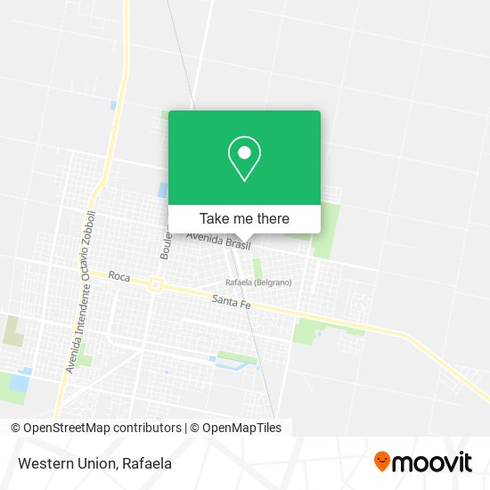 Western Union map