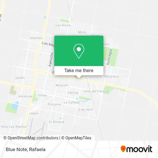 Blue Note map