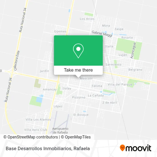 Base Desarrollos Inmobiliarios map