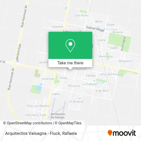 Arquitectos Valsagna - Fluck map