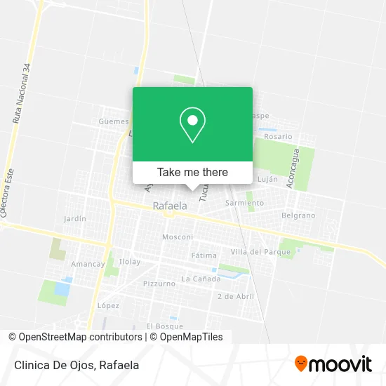 Clinica De Ojos map