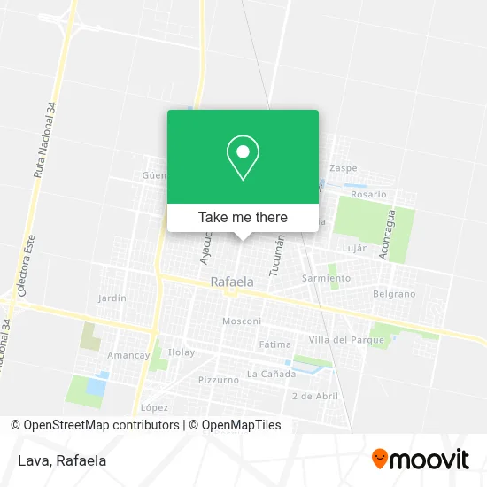 Lava map