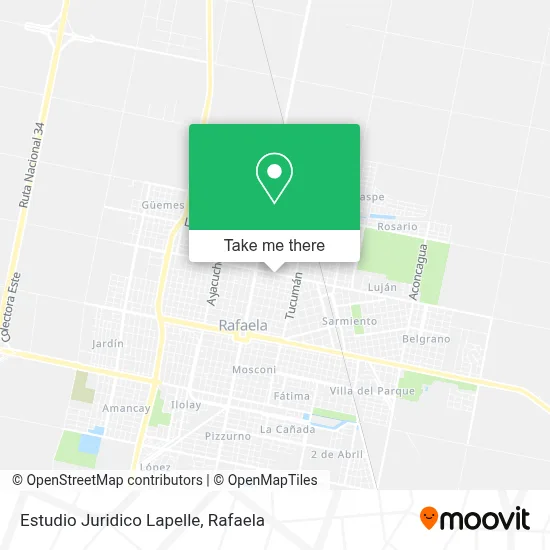 Estudio Juridico Lapelle map