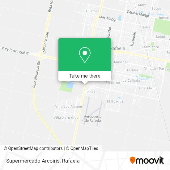 Supermercado Arcoiris map