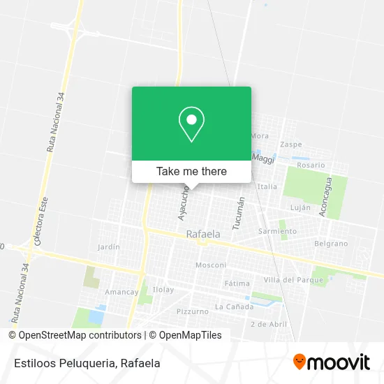 Estiloos Peluqueria map