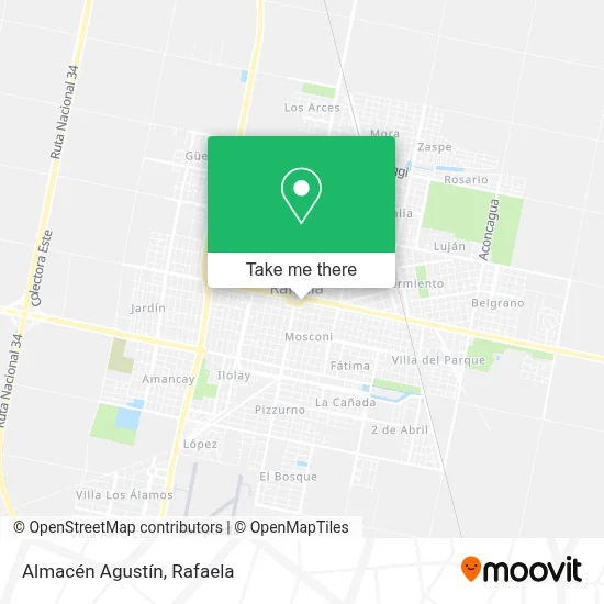 Almacén Agustín map